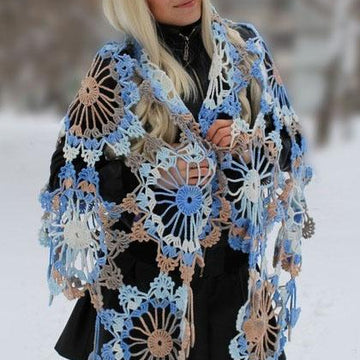 Crochet Bridal Shawl Rina