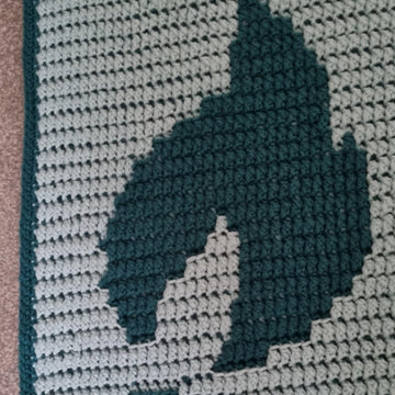 Tiny Flame Baby Blanket