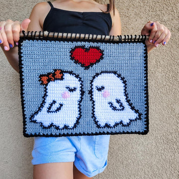 Kissing Ghosts Tapestry