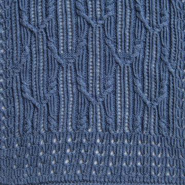 Turi Cable Lace Shawl