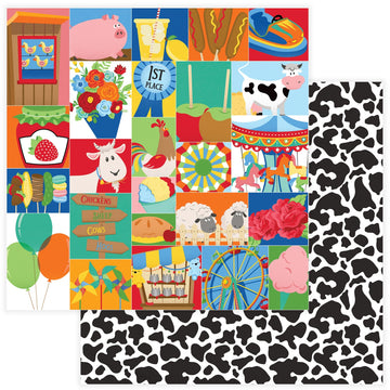Photoplay Paper State Fair Double-Sided Cardstock 12"X12" 25/Pkg - Midway