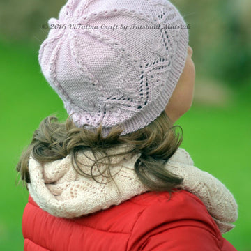 Lace Charm Hat and Cowl Set