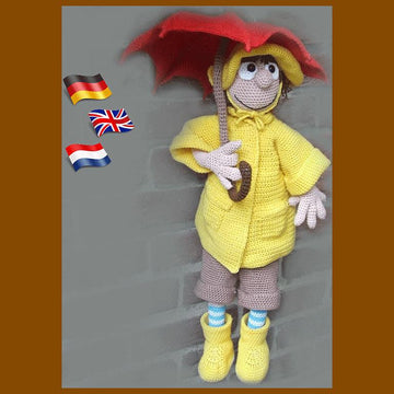 Autumn Girl amigurumi doll