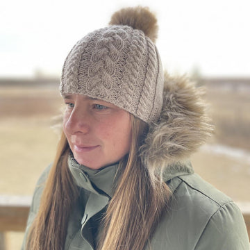 Adult Simple Cable Hat