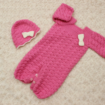 Crochet Pattern for Baby Pram Suit #34