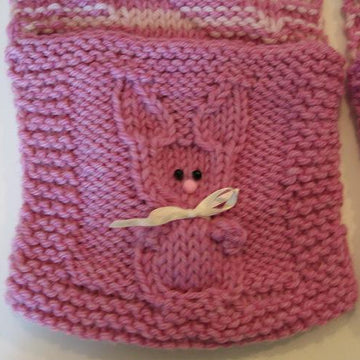 Bunny Pocket Scarf and Hat
