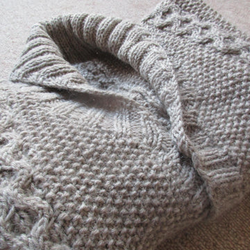 Children s Cable and Moss Stitch Cardigan