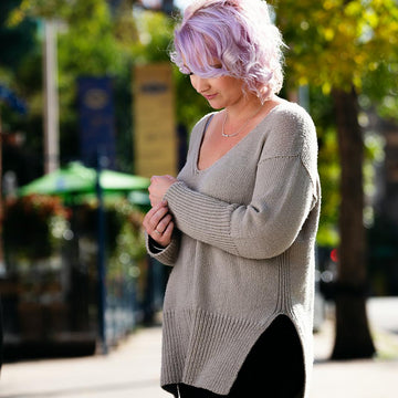 Side Split  Pullover