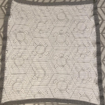 Swimming Turtles Filet Blanket