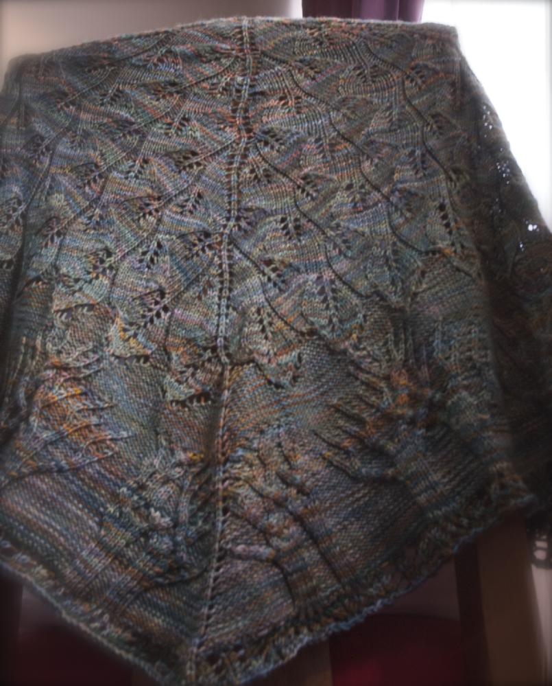Into the Forest Square Shawl