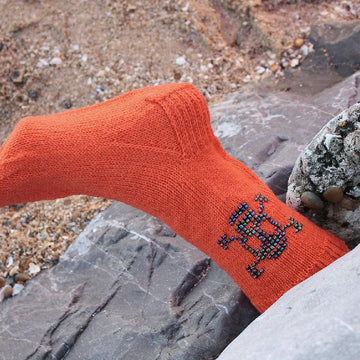 Not just for Halloween Skully Socks