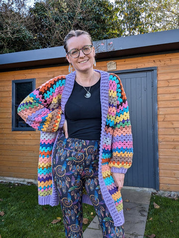 Classic Granny Stripe Cardigan