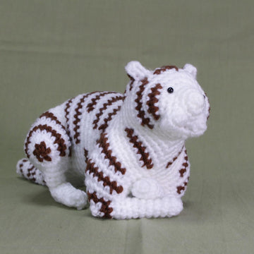 White tiger amigurumi / ホワイトタイガーのあみぐるみ
