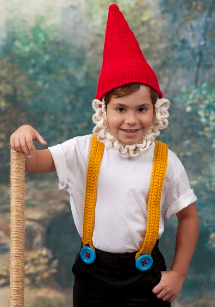 Kidding Around Gnome in Red Heart Super Saver Economy Solids - LW2826