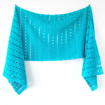 Hot Spring Sideways Shawl
