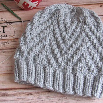 Ridge Knit Hat Pattern