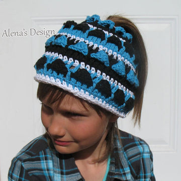 Colored Ponytail Hat