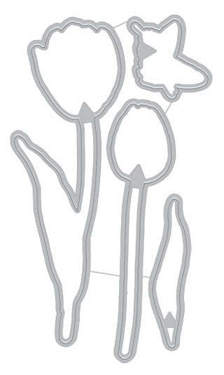 Hero Arts Frame Cut Dies - Tulips