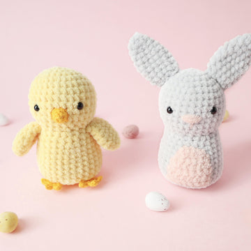 Little Chick and Bunny Amigurumi