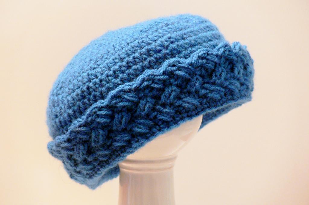 Criss Cross Brimmed Winter Hat Girls to Ladies L