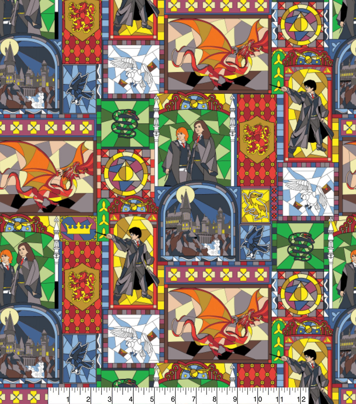 Licensed - Harry Potter Stained Glass Characters