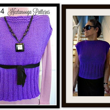 1014- purple sweater