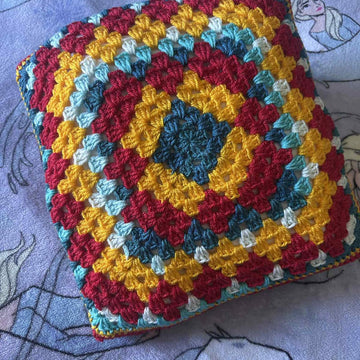 Granny Square Pillow