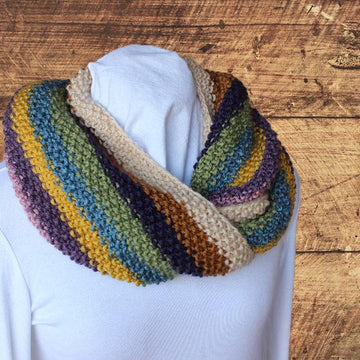 Long Striped Scarf