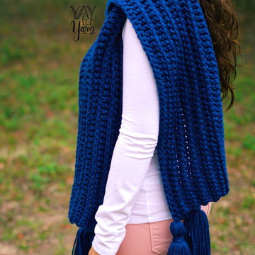 Knit-Look Crochet Scarf