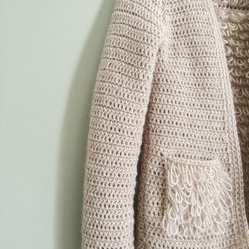 Reversible Loops Crochet Cardigan