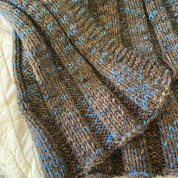 The Log Cabin Throw