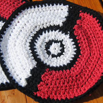 Poky ball Dishcloth