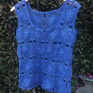 Azure Mosaic Top