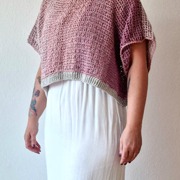 Häkelanleitung für das oversize Crop - Shirt "Das Sommerdingens