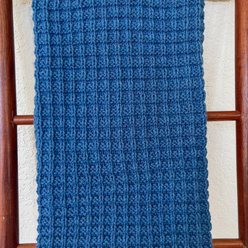 Waffle Stitch Baby Blanket