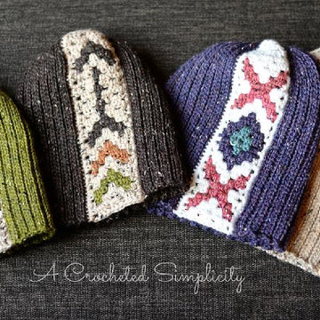 "Boho Chic" Mosaic Slouch