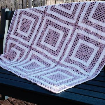 When granny square meets garter stitch