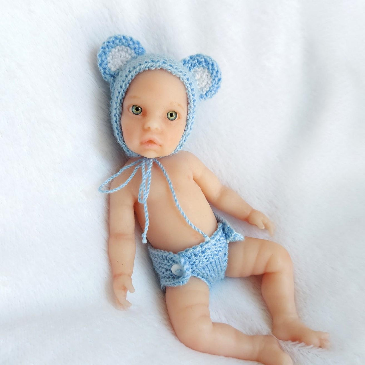 Ear Bonnet Doll Outfit for 9 Inch Dolls