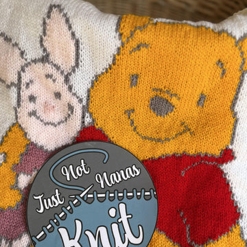 Pooh and Piglet baby blanket