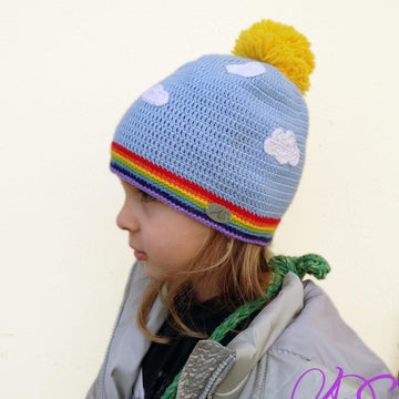 Cappello Arcobaleno Modello per Uncinetto