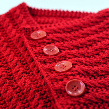 Inesse knit scarf with buttons