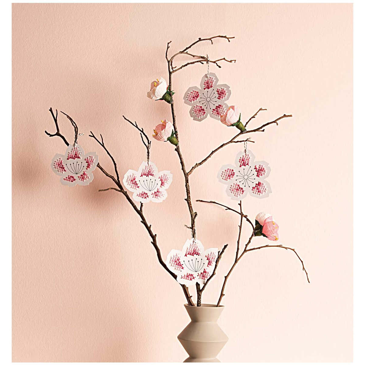 Rico Embroidery Board,Cherry Blossom - 20,50 cm x 0,50 cm x 13 cm