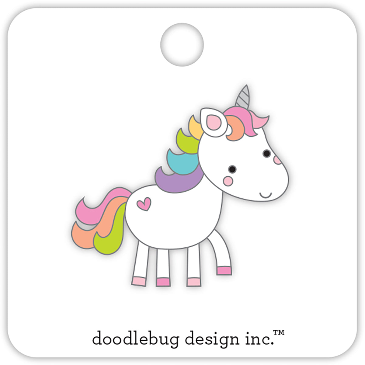Doodlebug Collectible Enamel Pin - Fairy Tales Unicorn