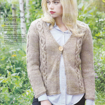 Cable Panel Cardigan