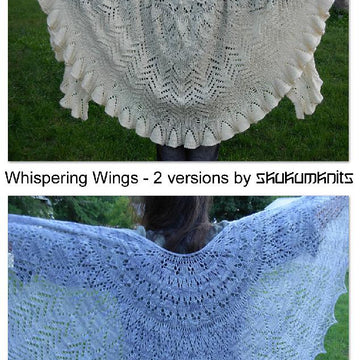 Whispering Wings Lace Shawl