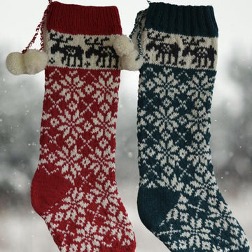 Moose Christmas Stocking