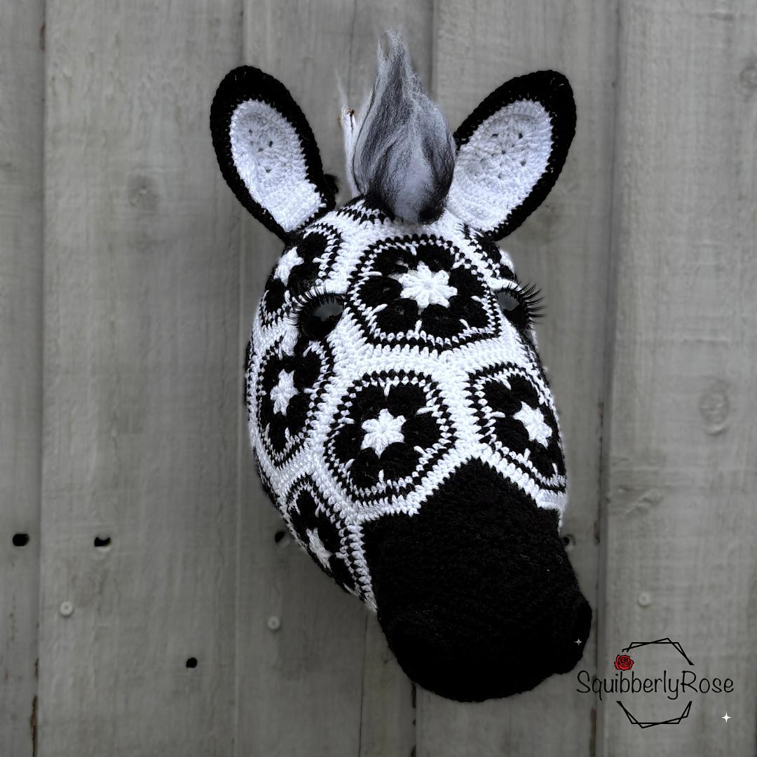 Zebedee The African Flower Zebra Head