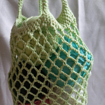 Foldable flower market bag
