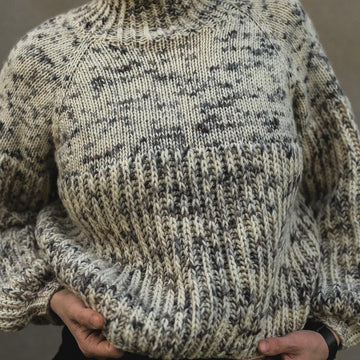 White sheep sweater