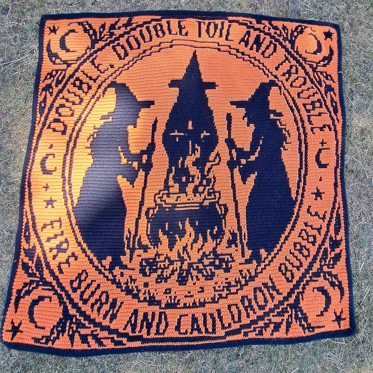 Macbeth Witches | Shakespeare Halloween Blanket